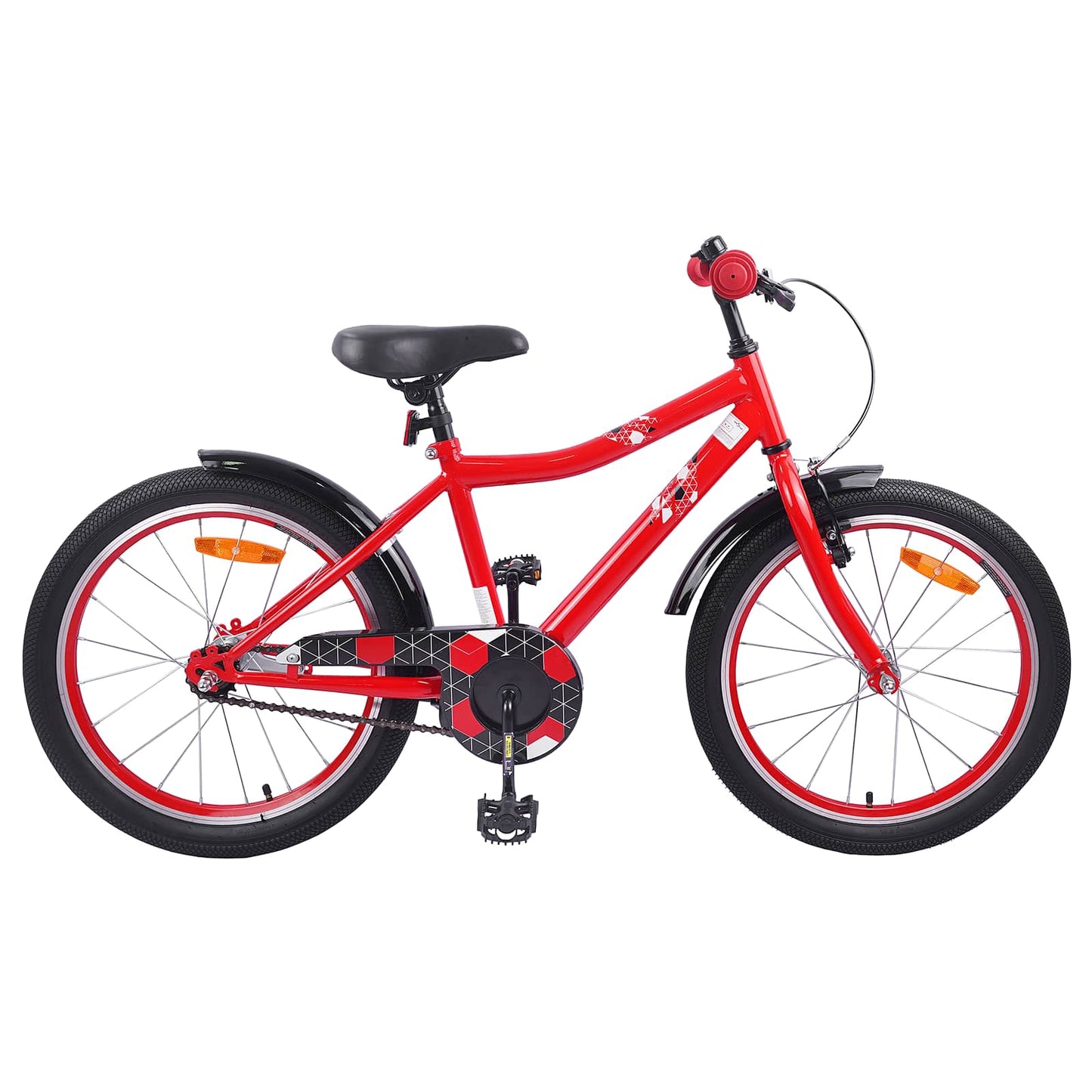 Bicicletta per bambini VidaXL 20 pollici per 6-11 anni rossa