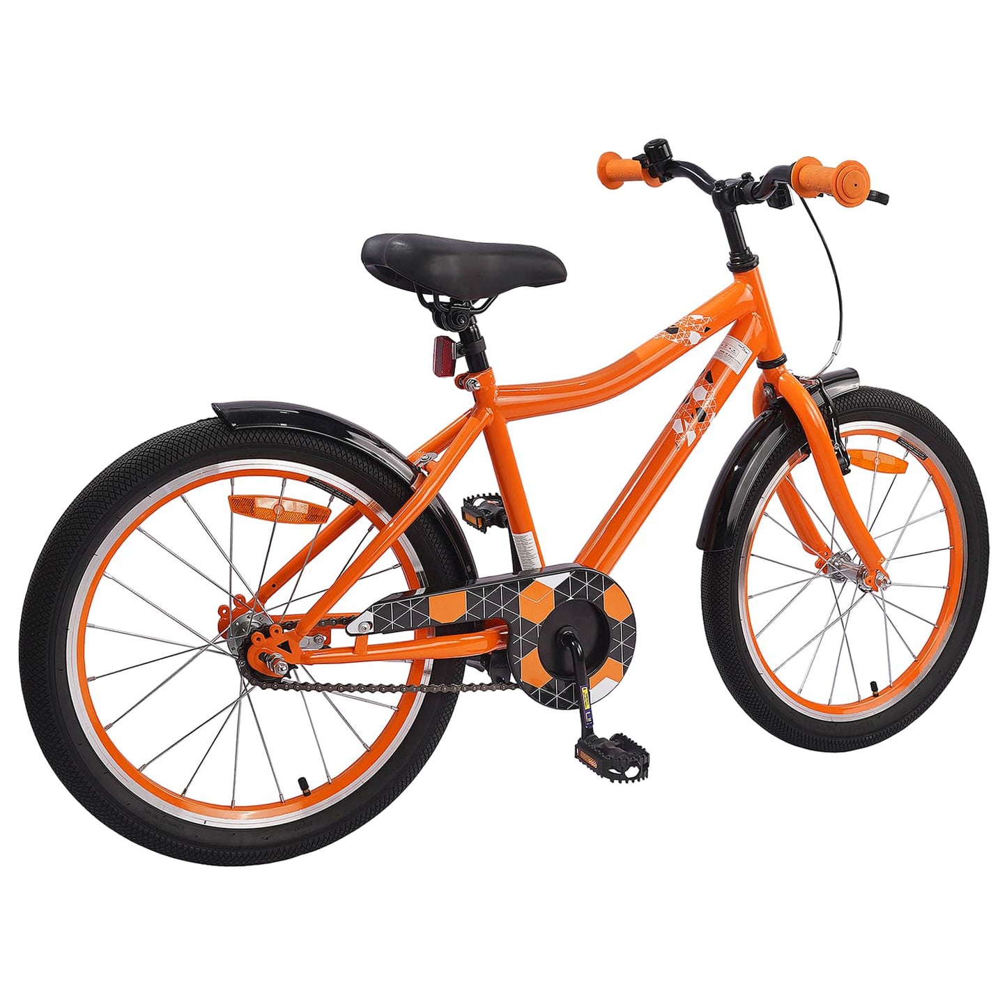 Vidaxl kinderfiets 20 inch voor 6-11 jaar oud oranje