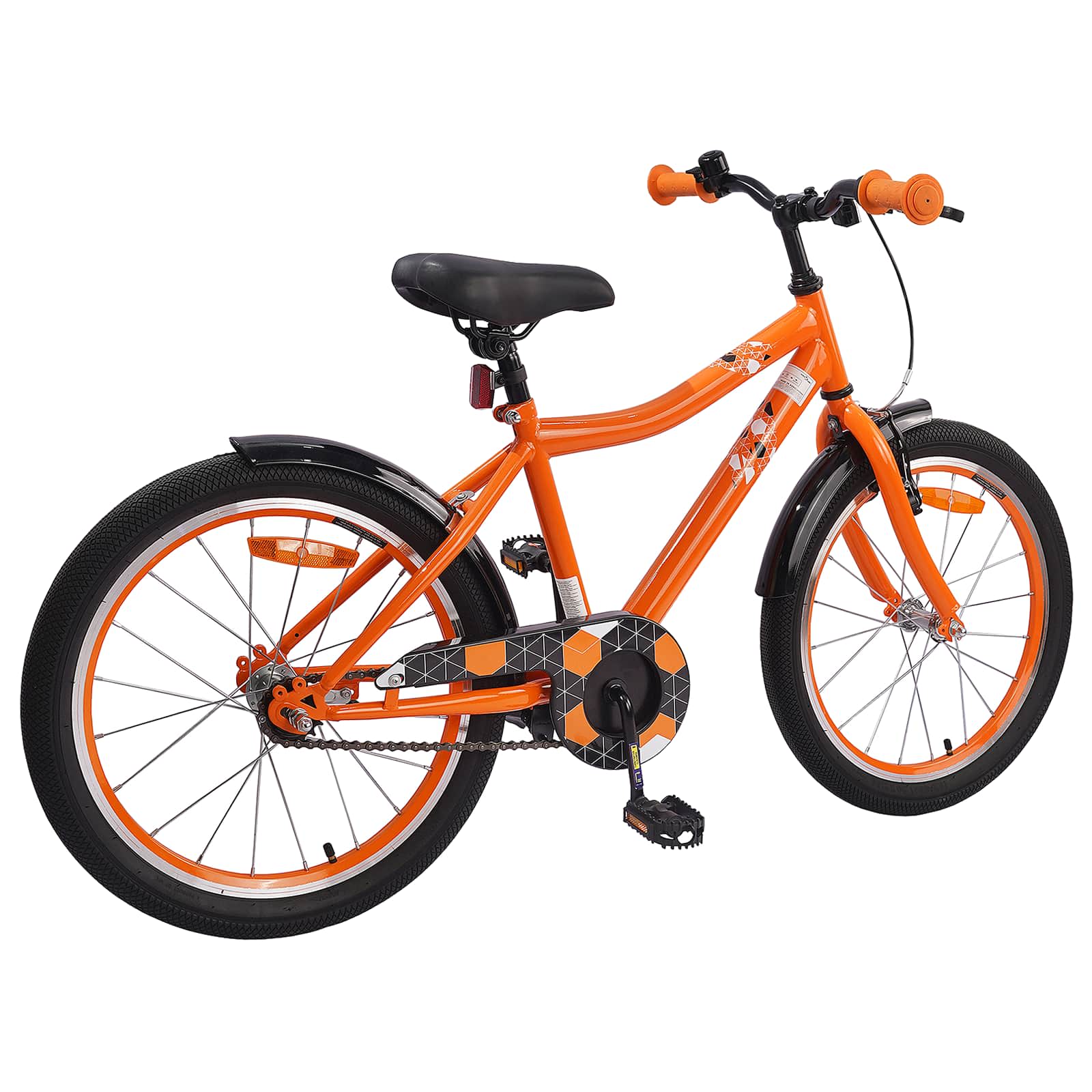 Vidaxl kinderfiets 20 inch voor 6-11 jaar oud oranje