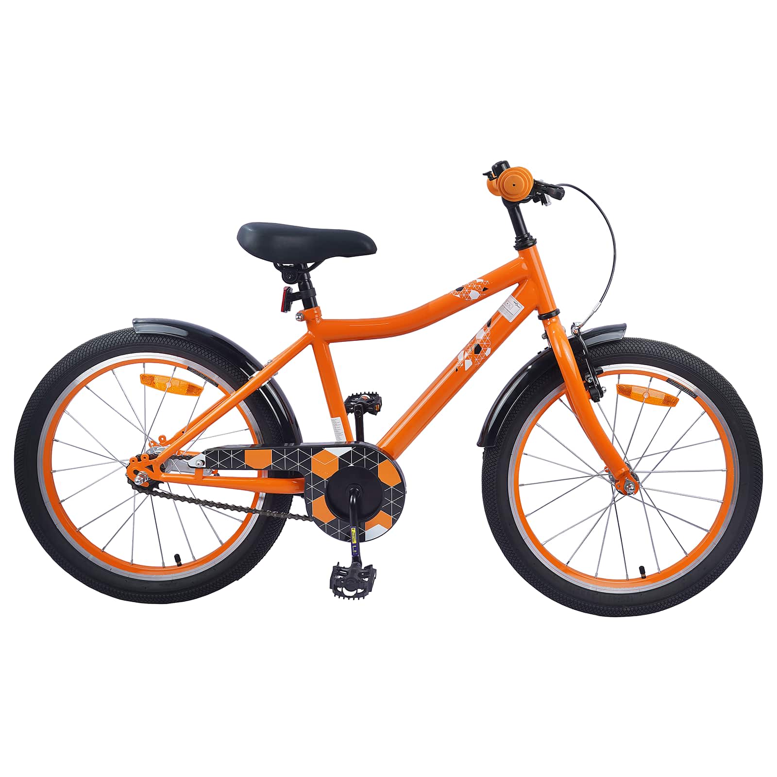 Vidaxl kinderfiets 20 inch voor 6-11 jaar oud oranje