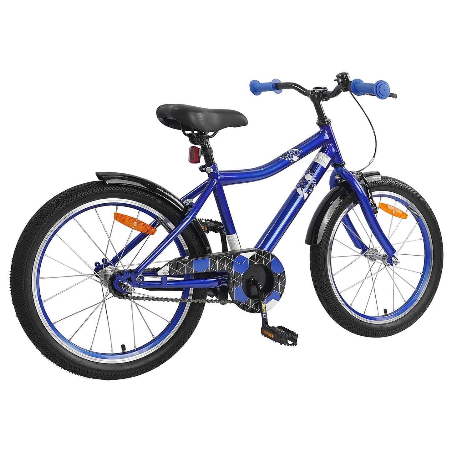 Vidaxl kinderfiets 20 inch voor 6-11 jaar oud donkerblauw