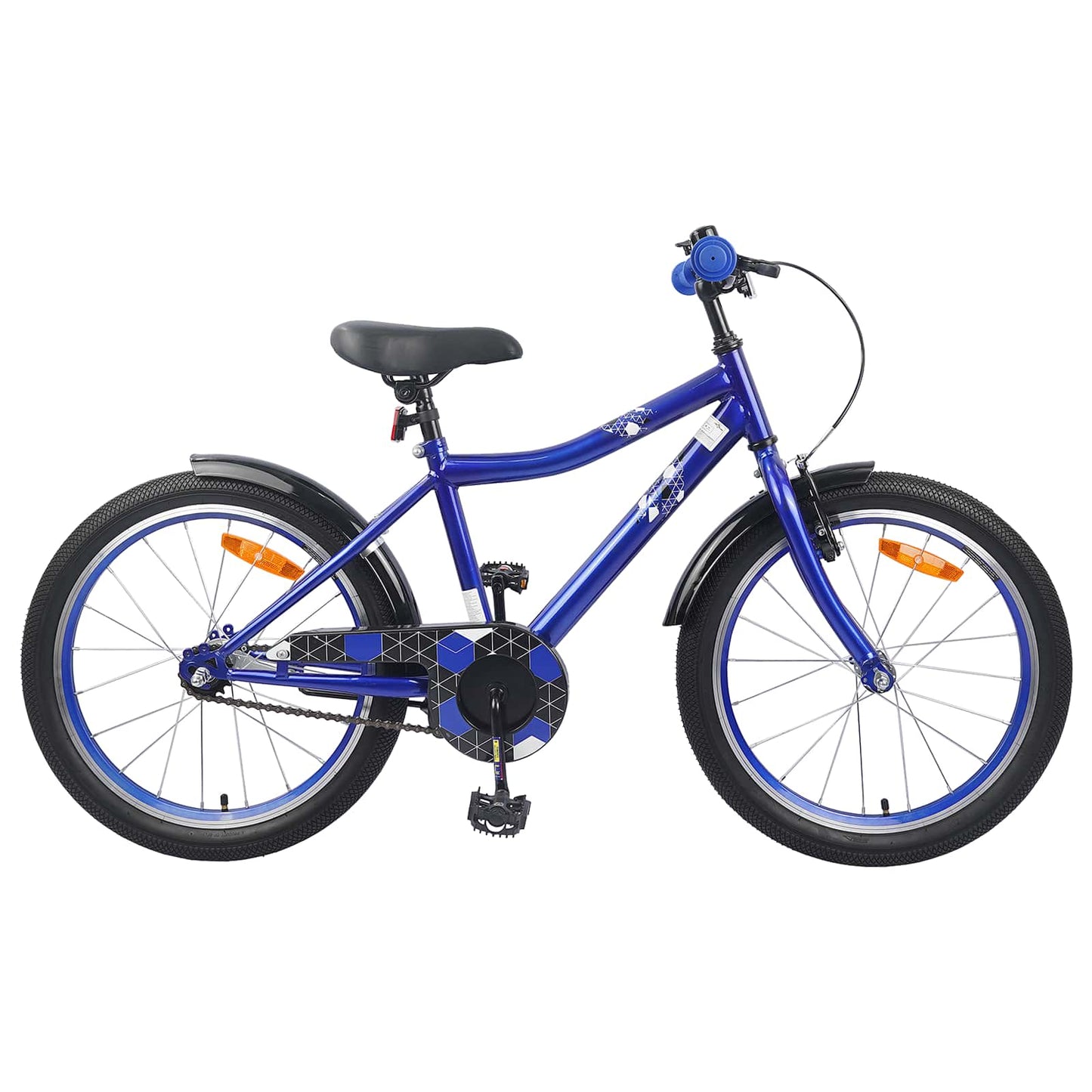 Vidaxl kinderfiets 20 inch voor 6-11 jaar oud donkerblauw