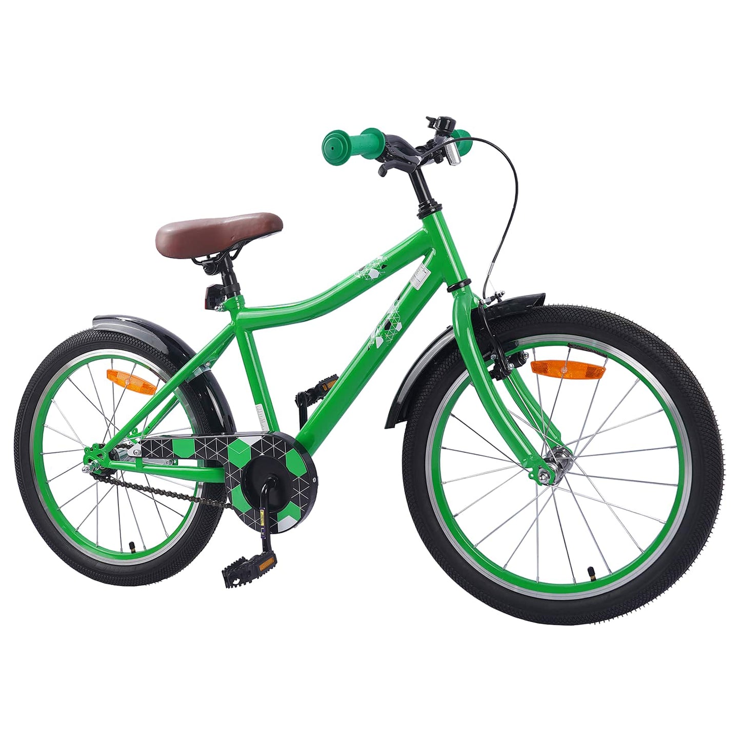 Bicicletta per bambini VidaXL 20 pollici per 6-11 anni verde