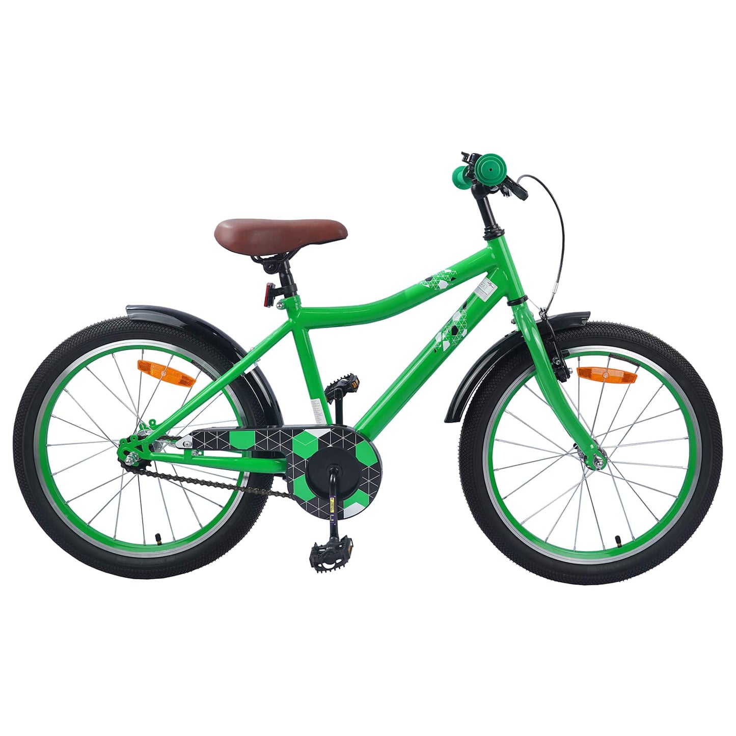 Bicicletta per bambini VidaXL 20 pollici per 6-11 anni verde