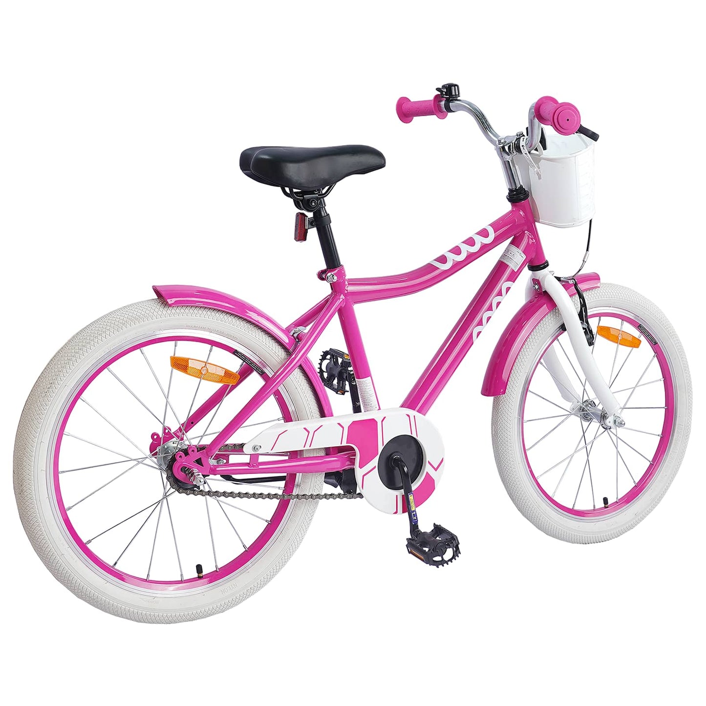 Vidaxl kinderfiets 20 inch voor 6-11 jaar oud roze