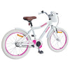 Vidaxl kinderfiets 20 inch voor 6-11 jaar oud wit