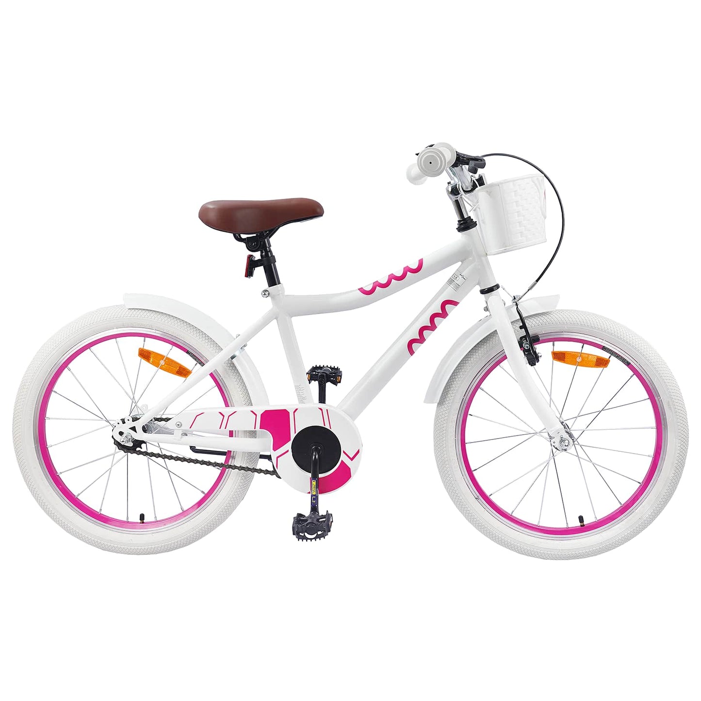 Vidaxl kinderfiets 20 inch voor 6-11 jaar oud wit