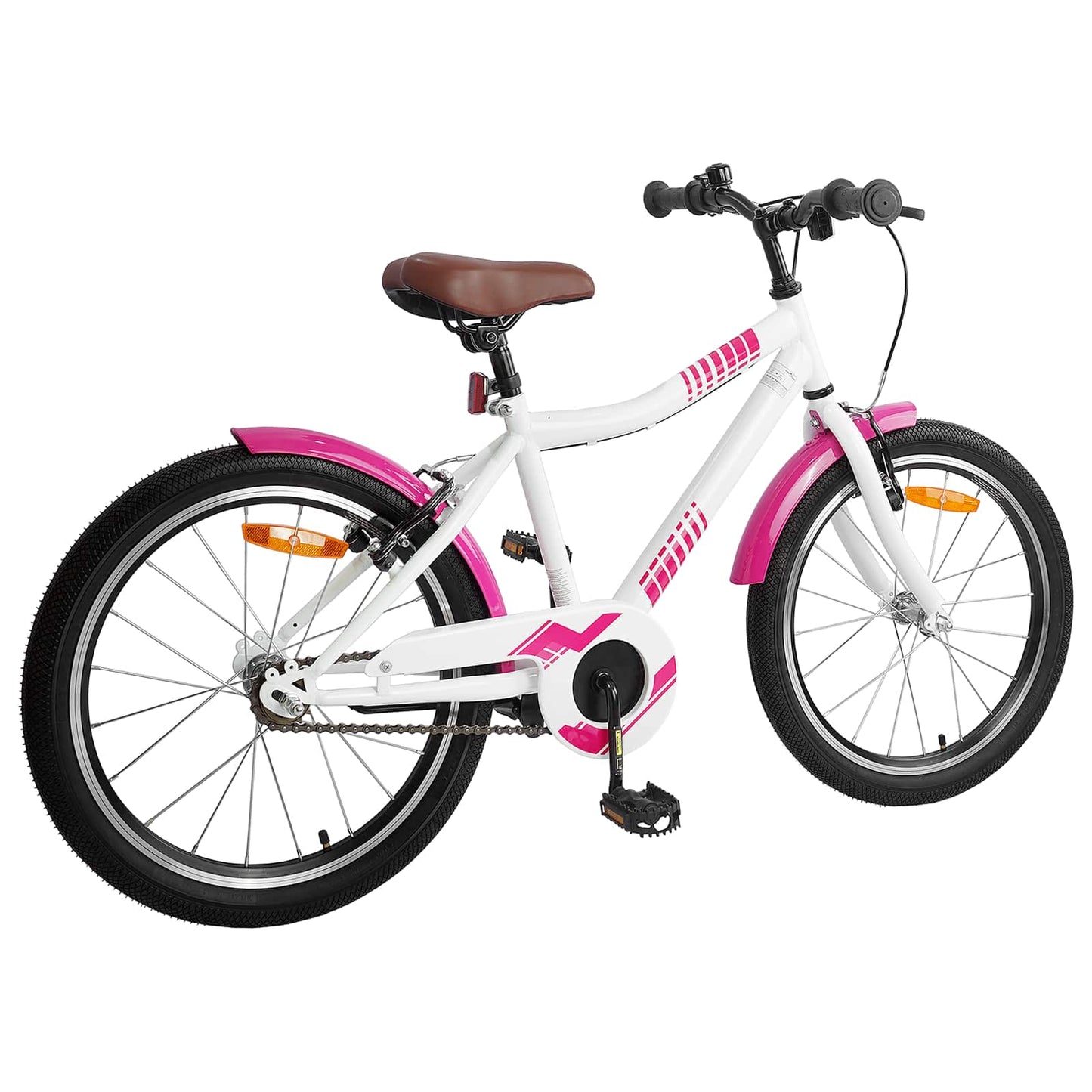 Vidaxl kinderfiets 24 inch voor 8-12 jaar oud roze