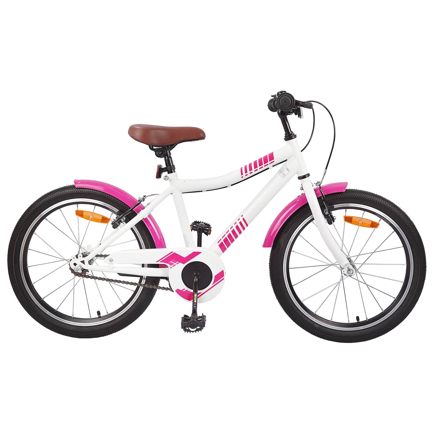 Vidaxl kinderfiets 24 inch voor 8-12 jaar oud roze
