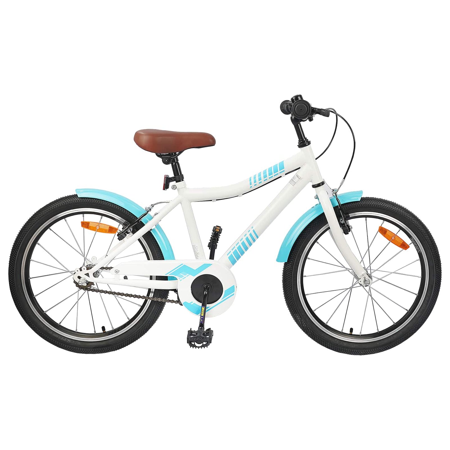 Vidaxl kinderfiets 24 inch voor 8-12 jaar oud lichtblauw
