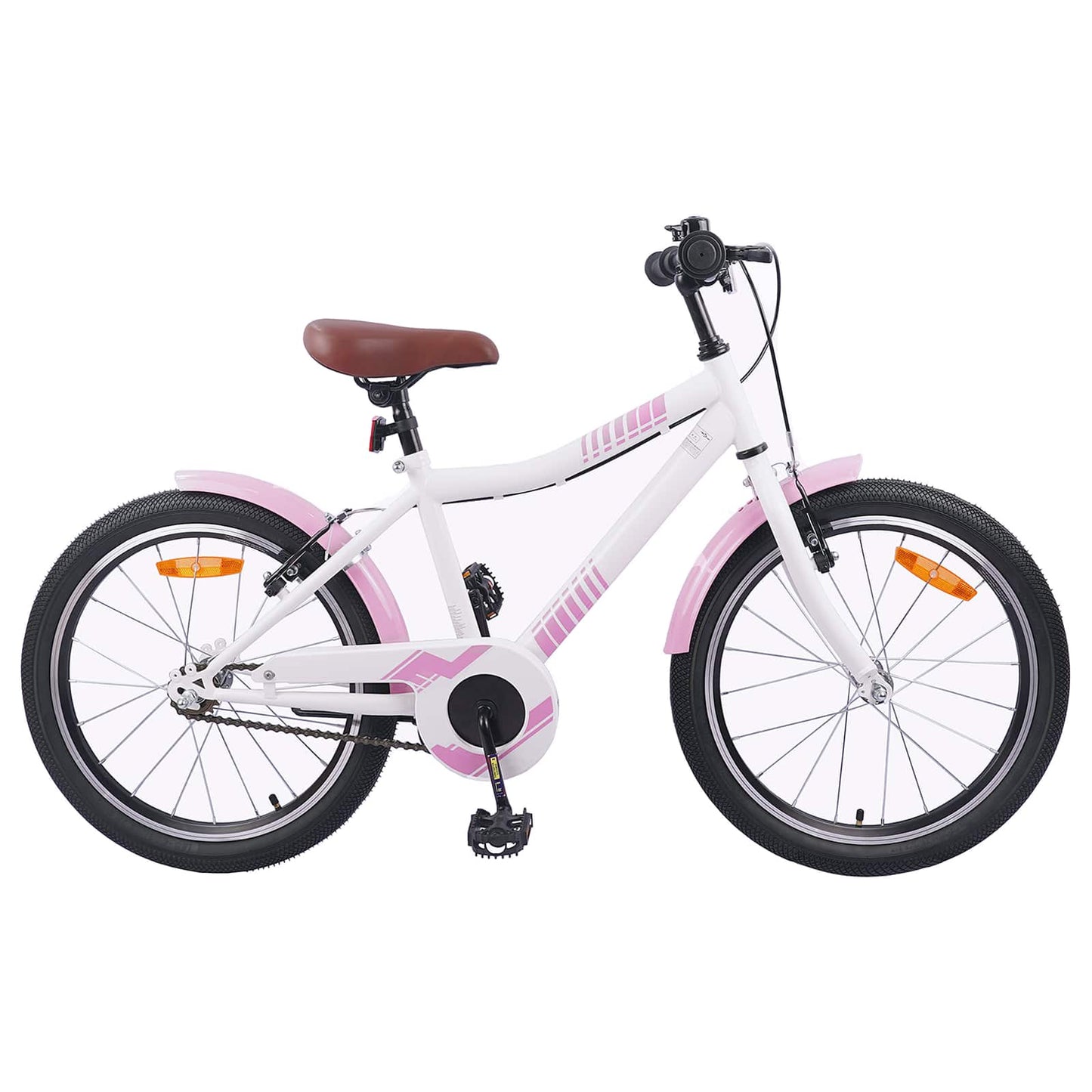 Vidaxl kinderfiets 24 inch voor 8-12 jaar oud lichtroze