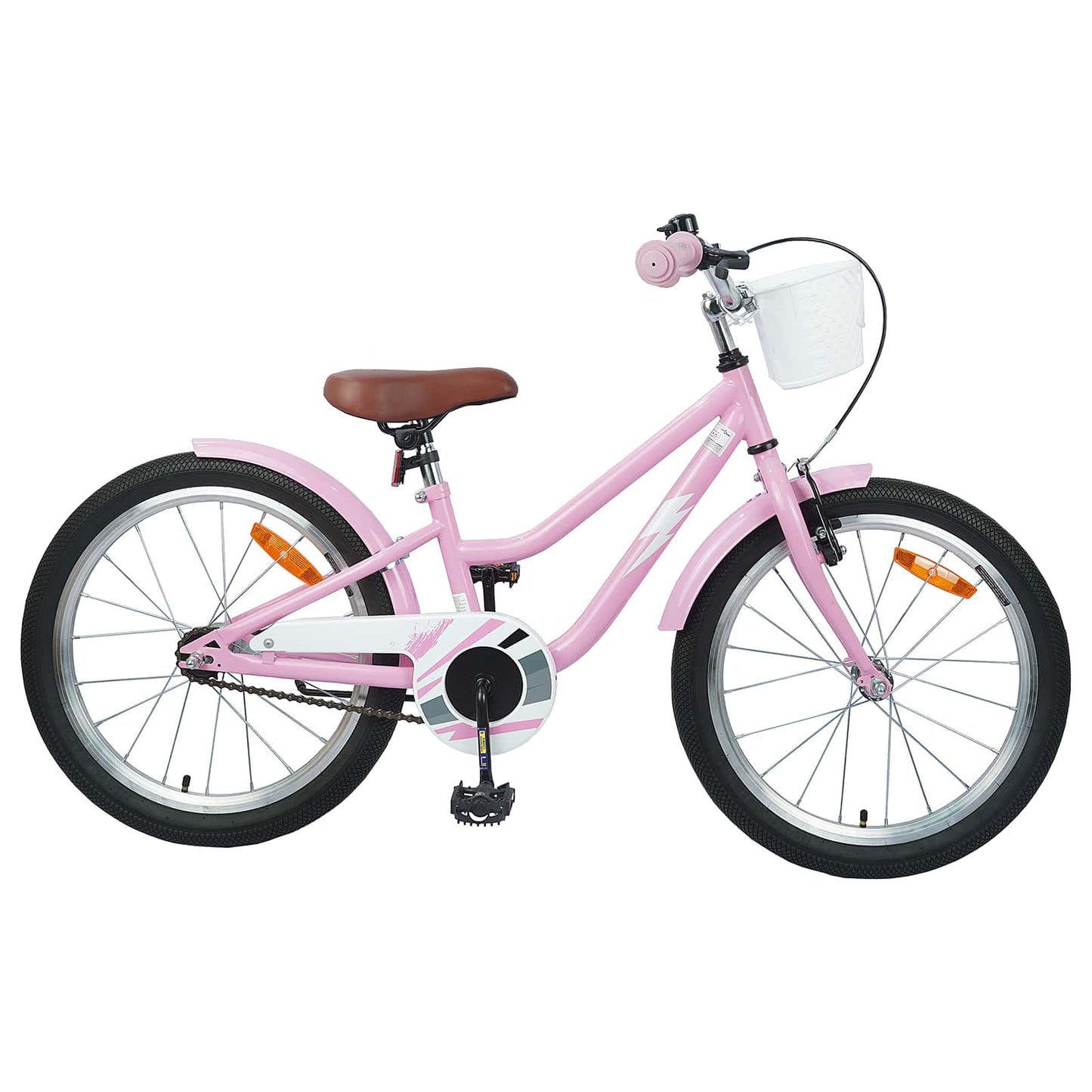 Bicicletta per bambini VidaXL 20 pollici per 6-11 anni, rosa chiaro