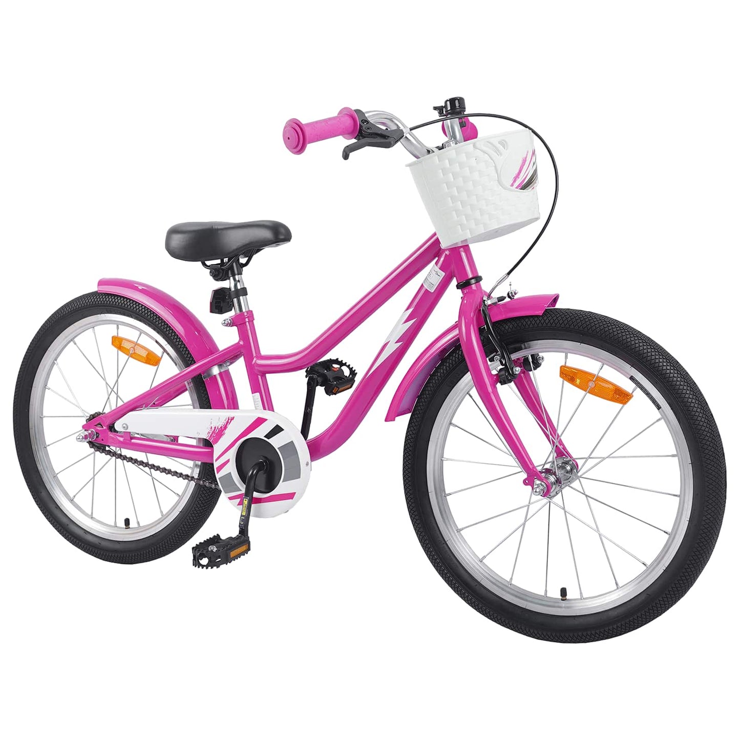 Bicicletta per bambini VidaXL 20 pollici per 6-11 anni, rosa scuro