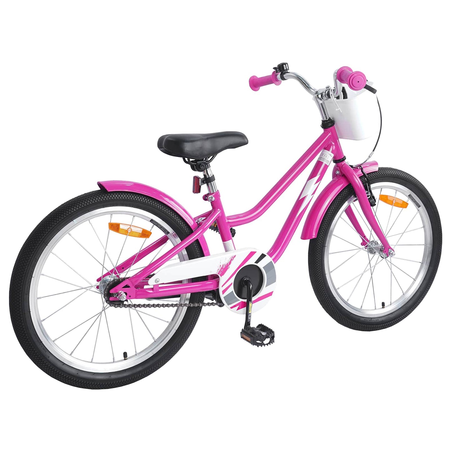 Bicicletta per bambini VidaXL 20 pollici per 6-11 anni, rosa scuro
