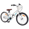 Bicicleta infantil VidaXL 20 pulgadas para 6-11 años blanca