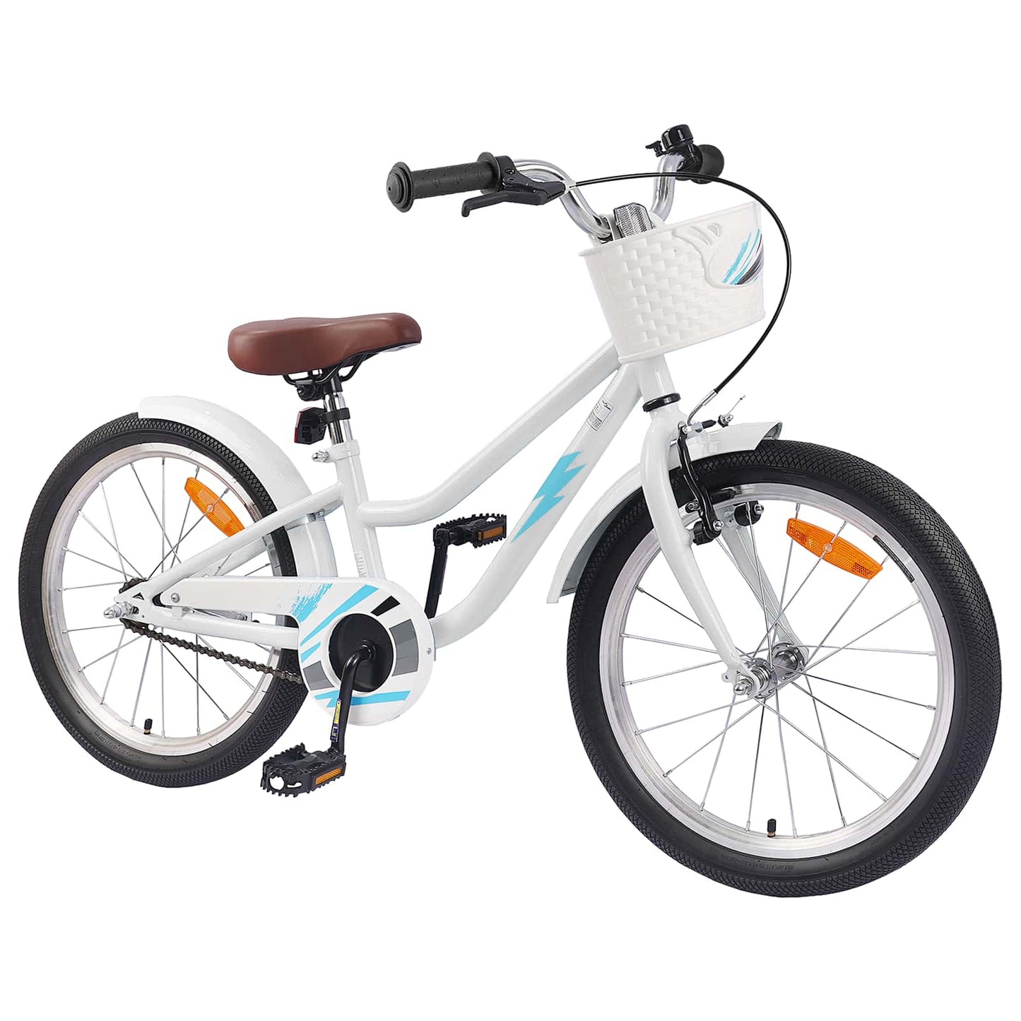 Vidaxl kinderfiets 20 inch voor 6-11 jaar oud wit