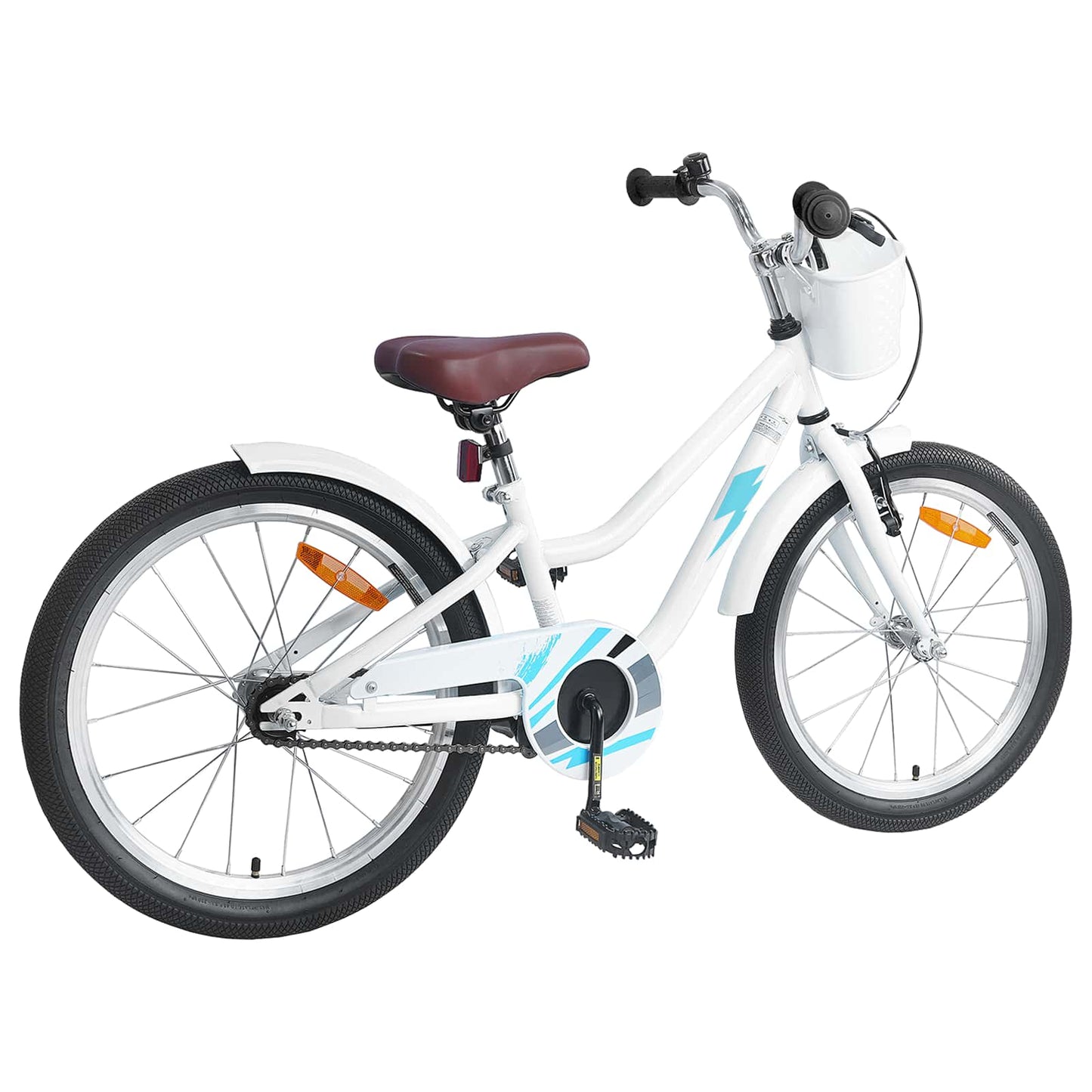 Vidaxl kinderfiets 20 inch voor 6-11 jaar oud wit