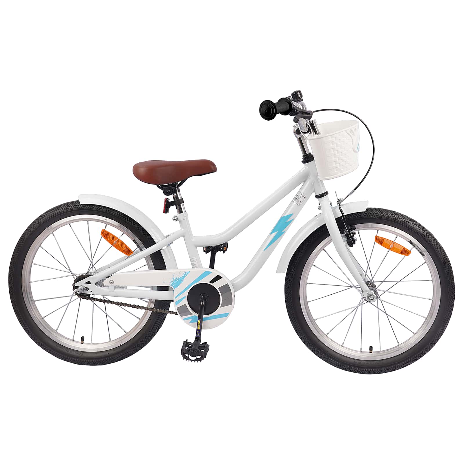 Vidaxl kinderfiets 20 inch voor 6-11 jaar oud wit