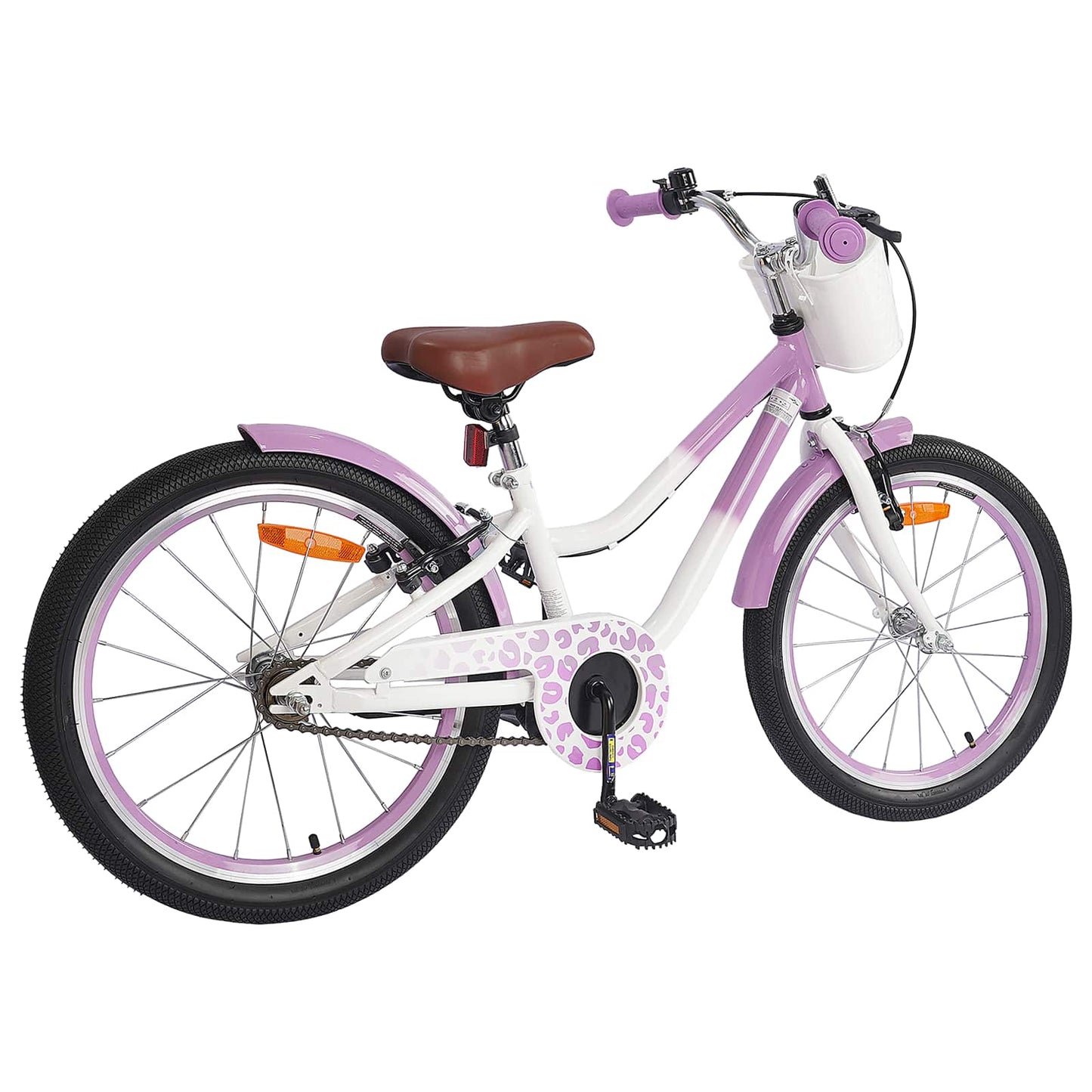 Bicicletta per bambini VidaXL 20 pollici per 6-11 anni viola