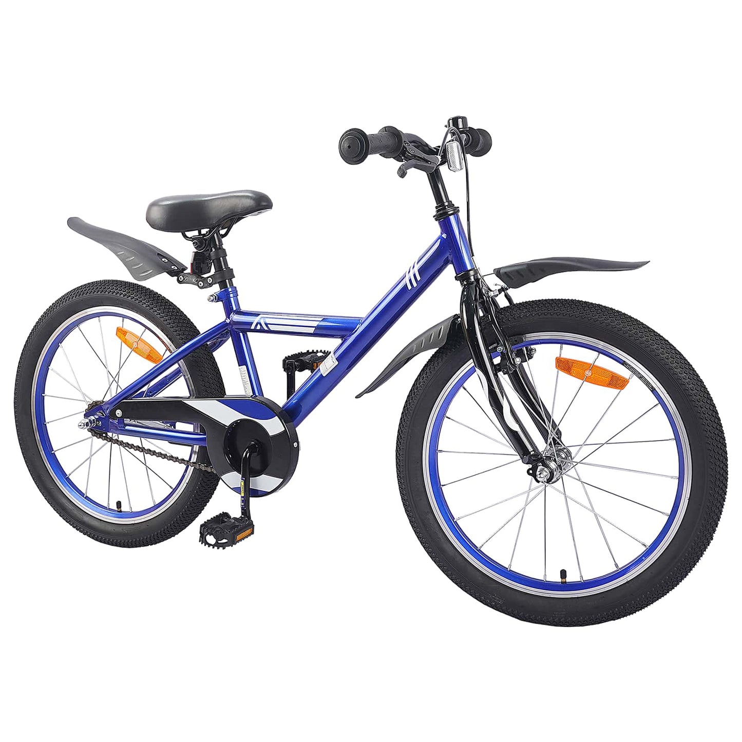 Vidaxl kinderfiets 20 inch voor 6-11 jaar oud donkerblauw