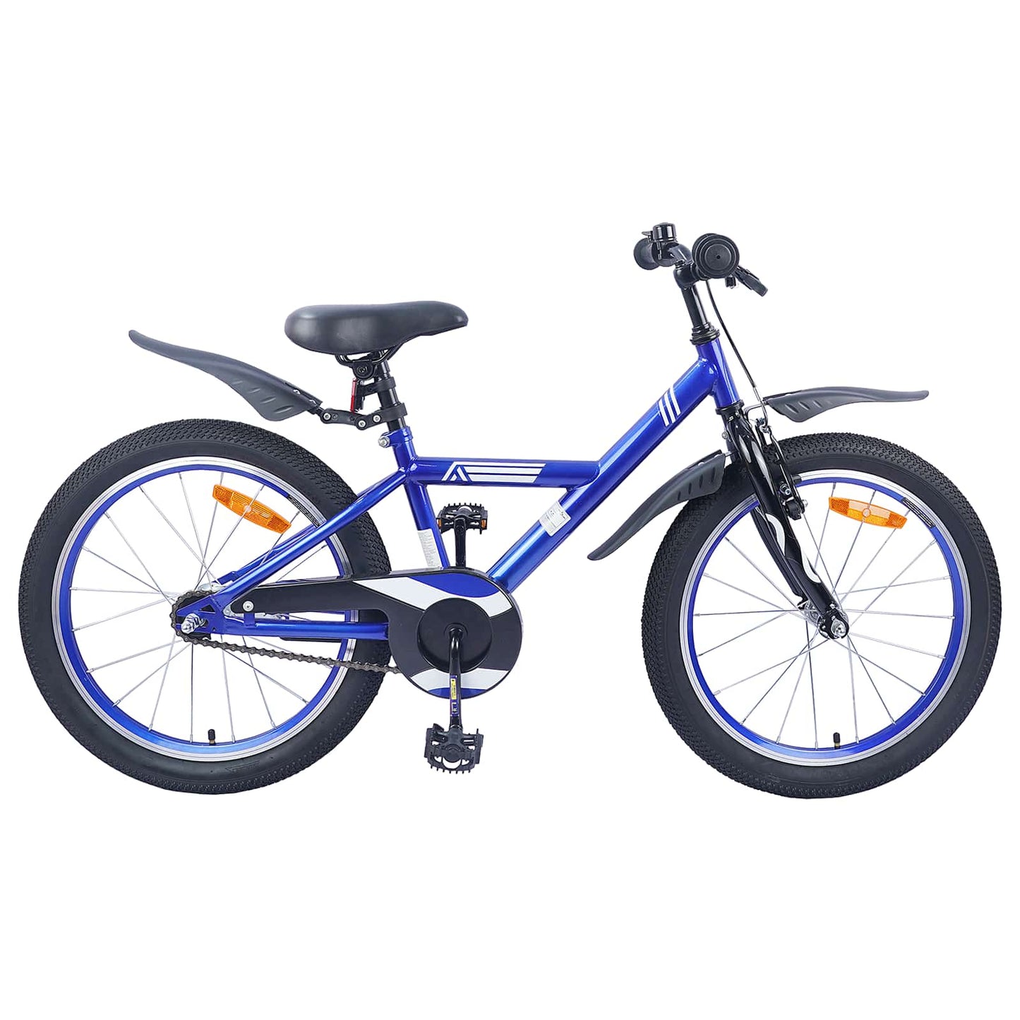 Vidaxl kinderfiets 20 inch voor 6-11 jaar oud donkerblauw