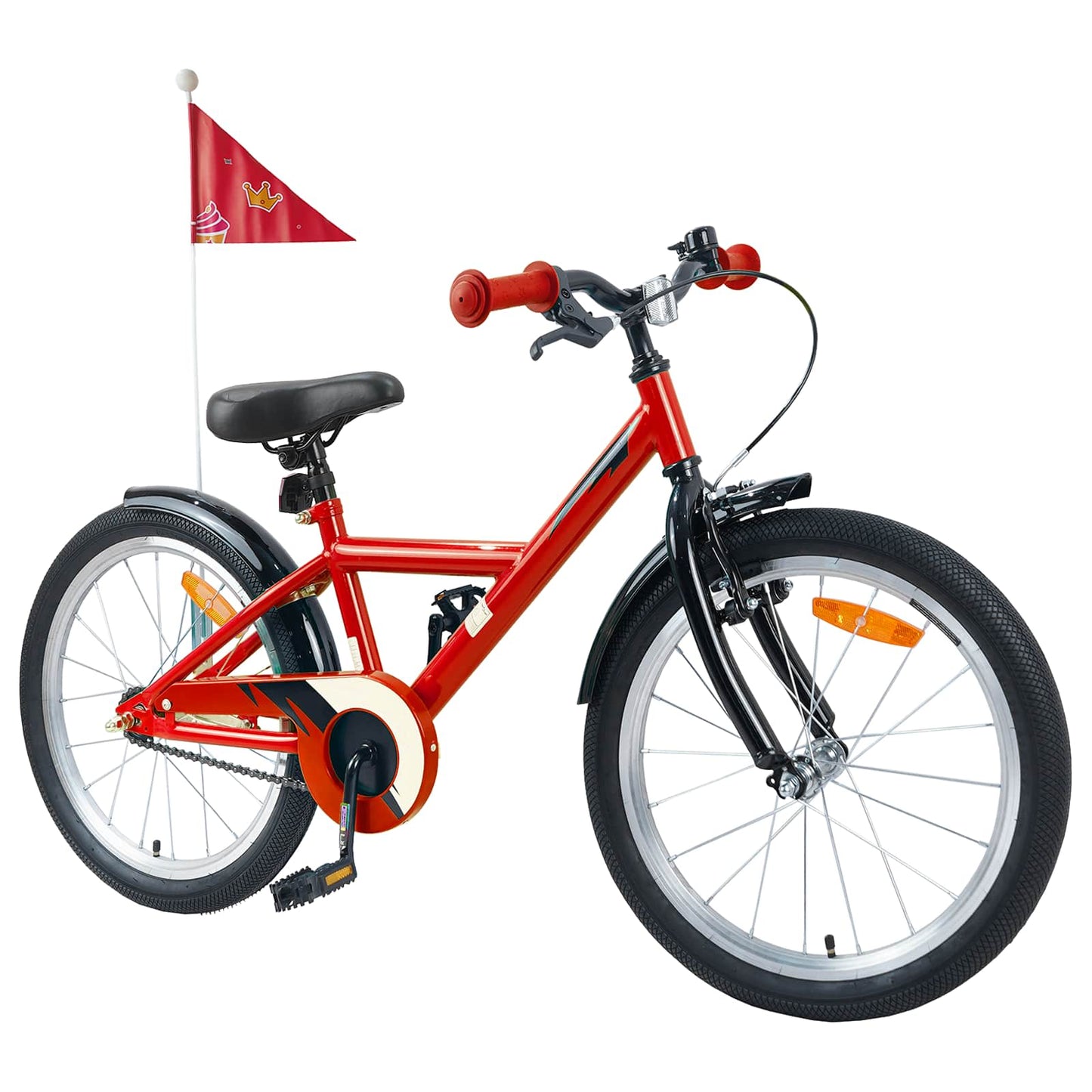 Vidaxl kinderfiets 20 inch voor 6-11 jaar oud rood