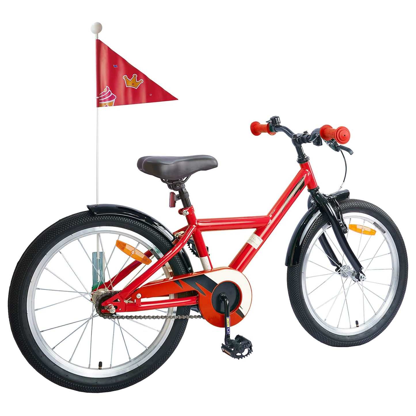 Vidaxl kinderfiets 20 inch voor 6-11 jaar oud rood