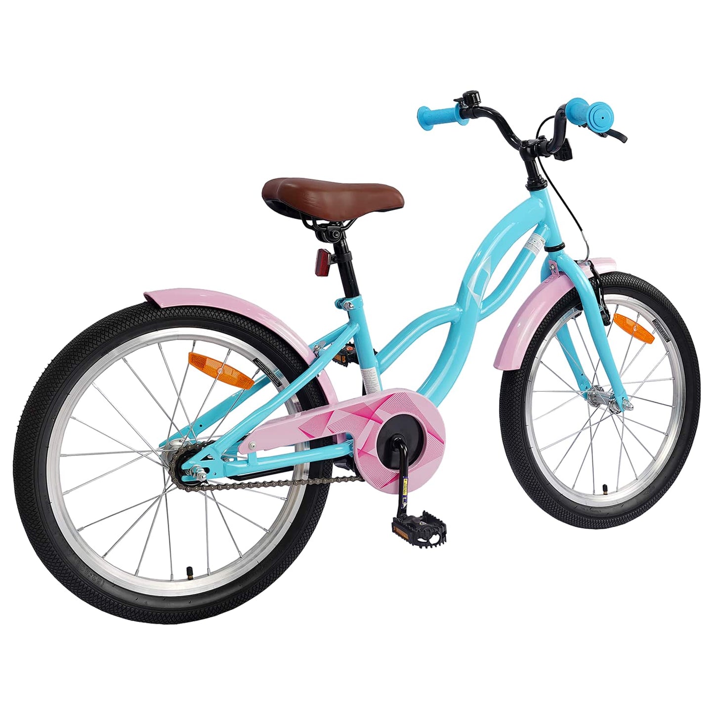 Bicicletta per bambini VidaXL 20 pollici per 6-11 anni azzurra