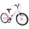 Bicicletta per bambini VidaXL 20 pollici per 6-11 anni bianca