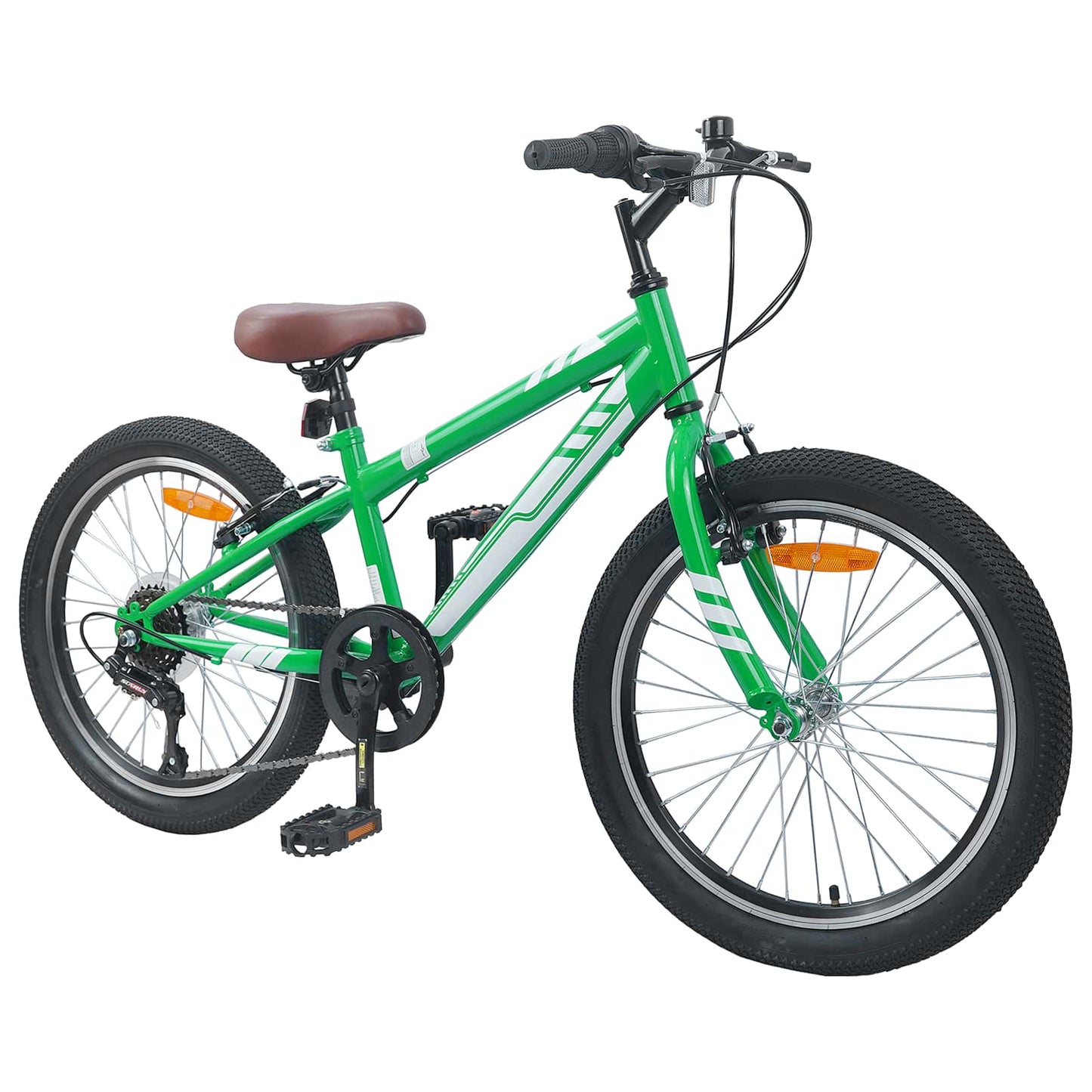 Vidaxl mountainbike 20 inch 6-speed voor 5-8 jaar oud groen