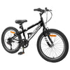 Vidaxl mountainbike 20 inch 6-speed voor 5-8 jaar oud zwart