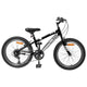 Mountain bike VidaXL 24 pollici 6 velocità per 8-12 anni nera