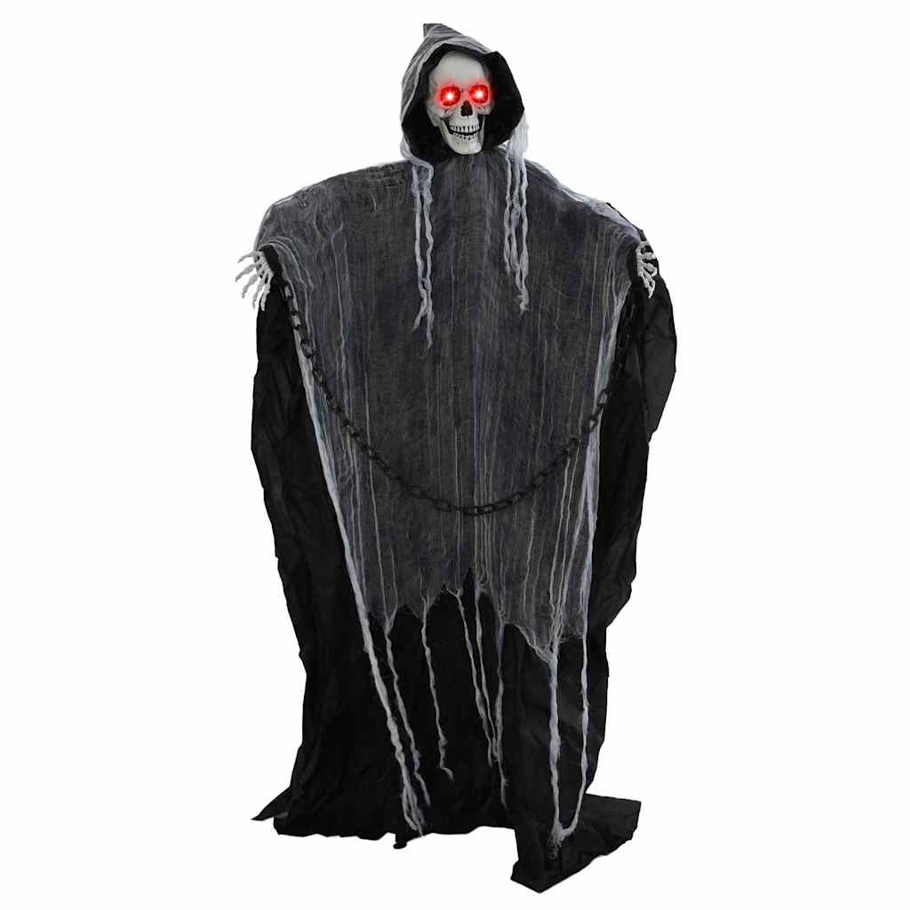 Vidaxl Halloween Grim Reaper nero 60 x 60 x 155 cm poliestere