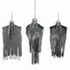 Vidaxl Halloween Fantasmi Appesi 3 Pezzi Nero 66 x 110 cm in Poliestere