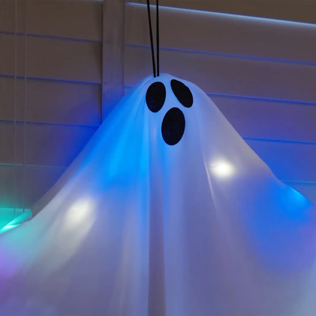 Vidaxl halloween hangende spook 3 pcs wit 52 x 62 cm polyester
