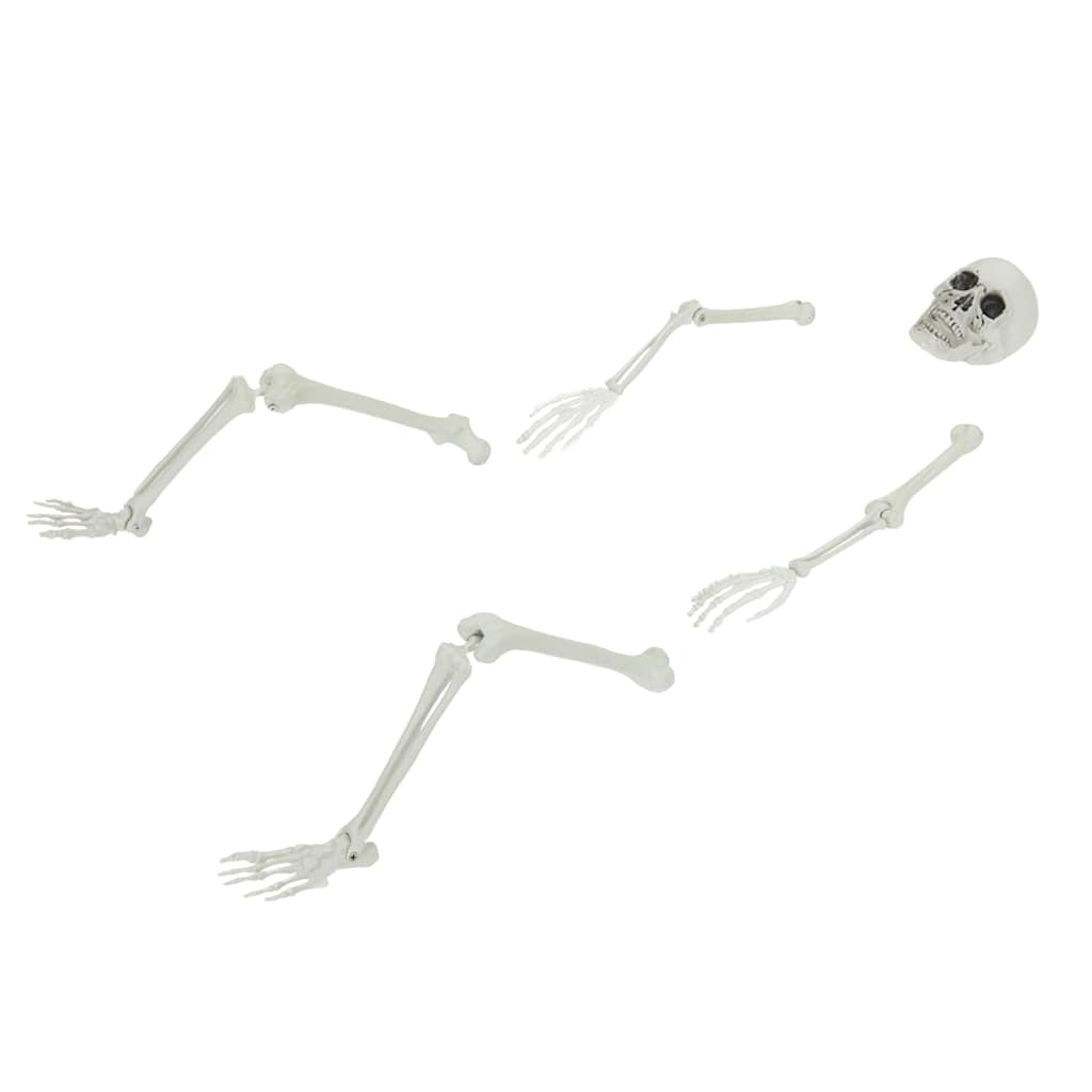 Vidaxl halloween skelet wit 45,5 x 13 cm kunststof