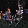 VidaXL scheletro di halloween 2 pezzi bianco 85 cm in PVC