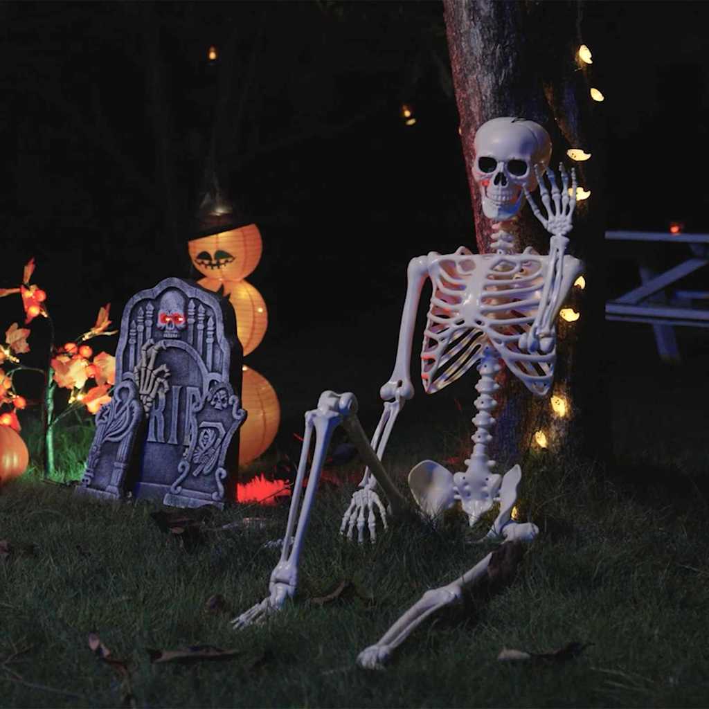 Vidaxl halloween skelet 2 pcs wit 85 cm pvc