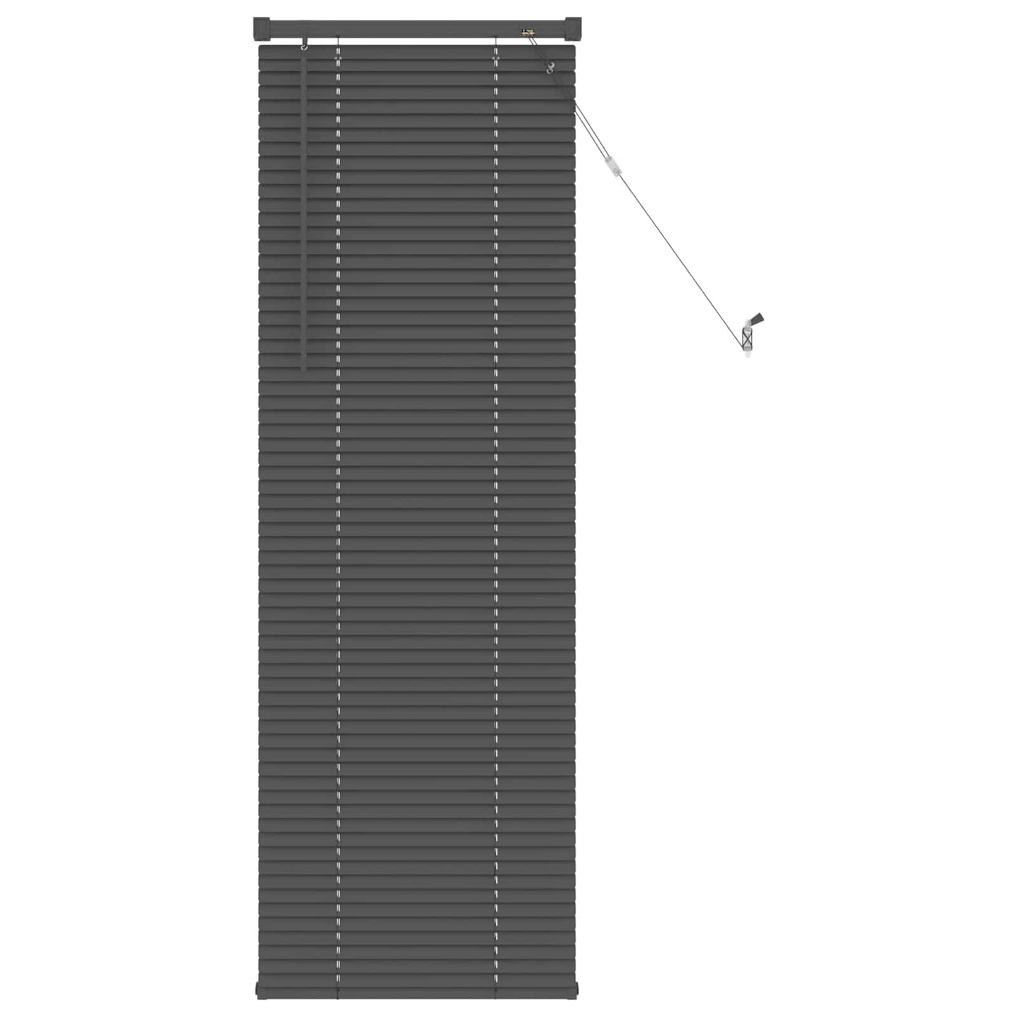 Vidaxl venetiaanse blind verstelbaar zilvergrijs 150 x 50 cm pvc