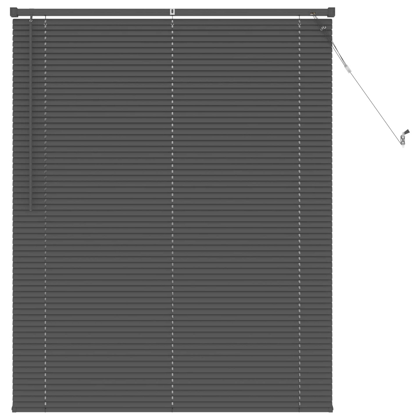 Vidaxl venetiaanse blind verstelbaar zilvergrijs 150 x 110 cm pvc