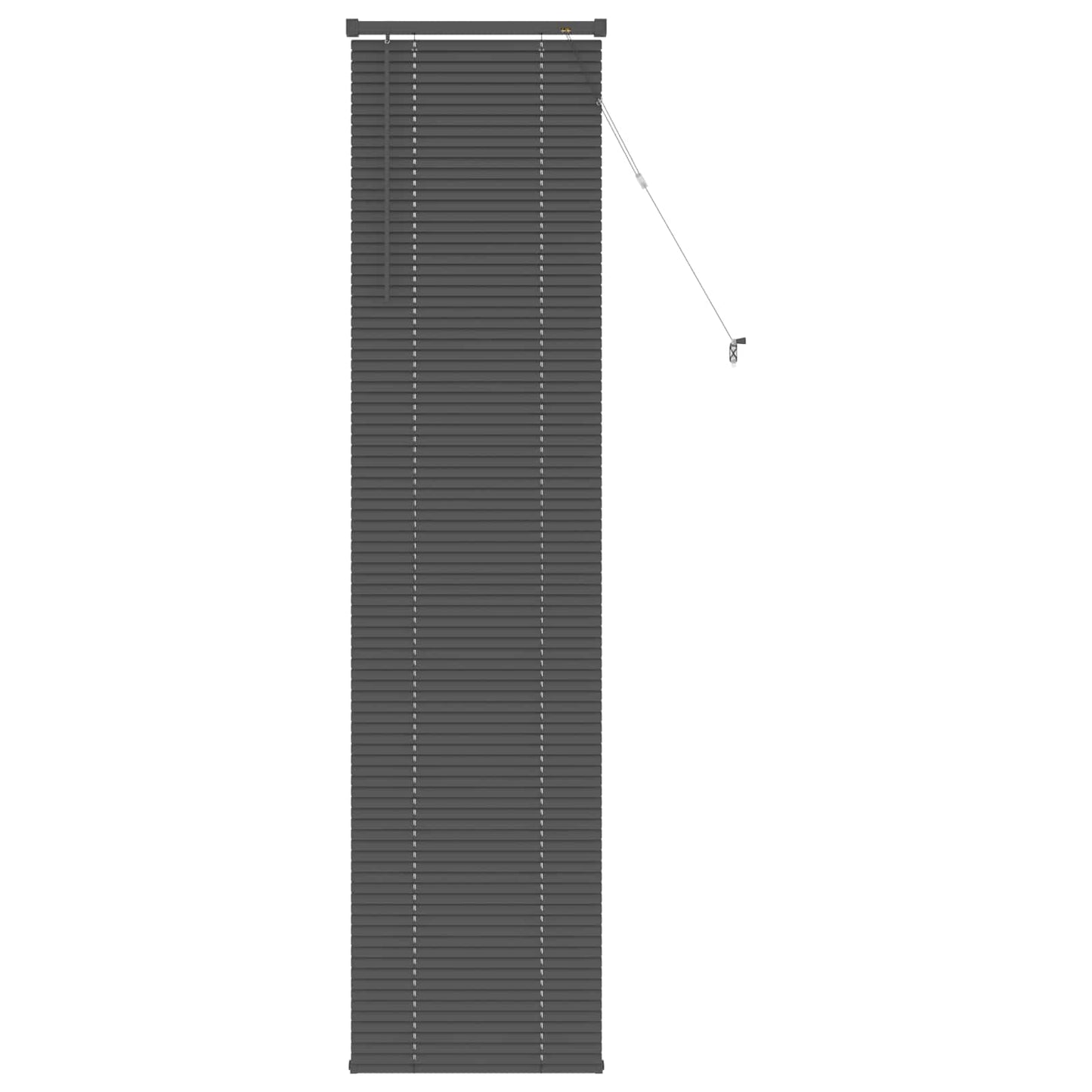 Vidaxl venetiaanse blind verstelbaar zilvergrijs 213 x 50 cm pvc