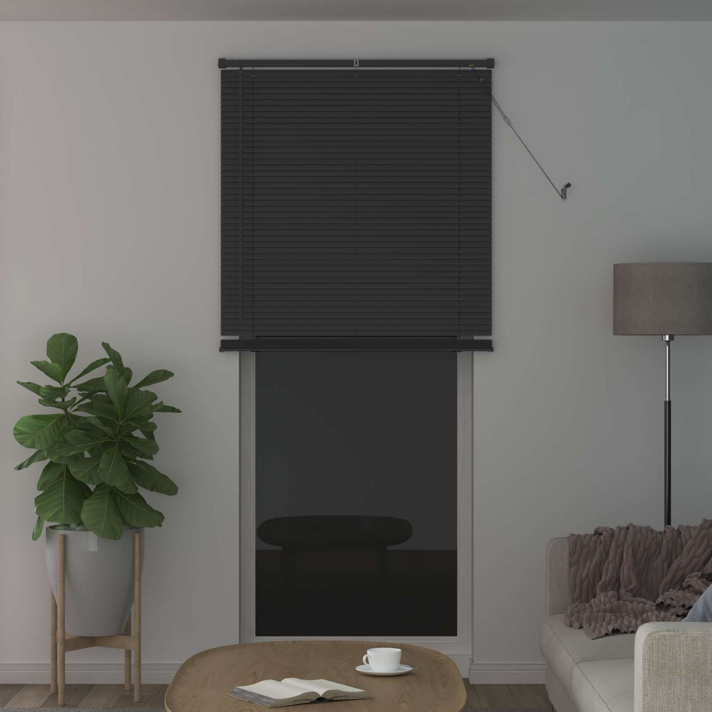 Vidaxl venetiaanse blind verstelbaar zilvergrijs 213 x 70 cm pvc