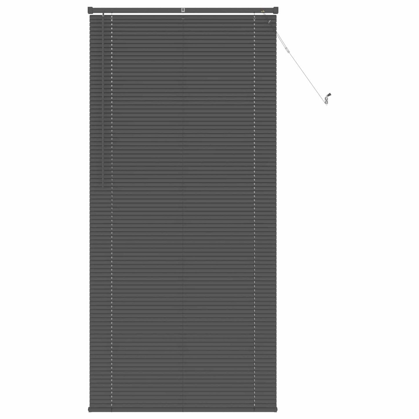 Vidaxl venetiaanse blind verstelbaar zilvergrijs 213 x 70 cm pvc