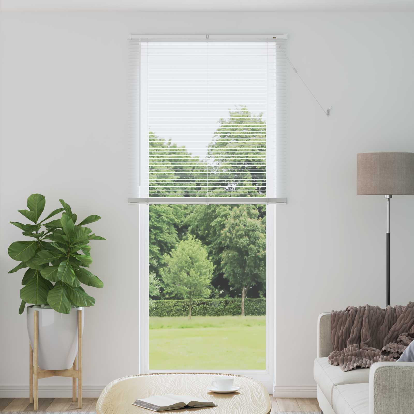 Vidaxl venetiaanse blind verstelbaar wit 213 x 100 cm pvc
