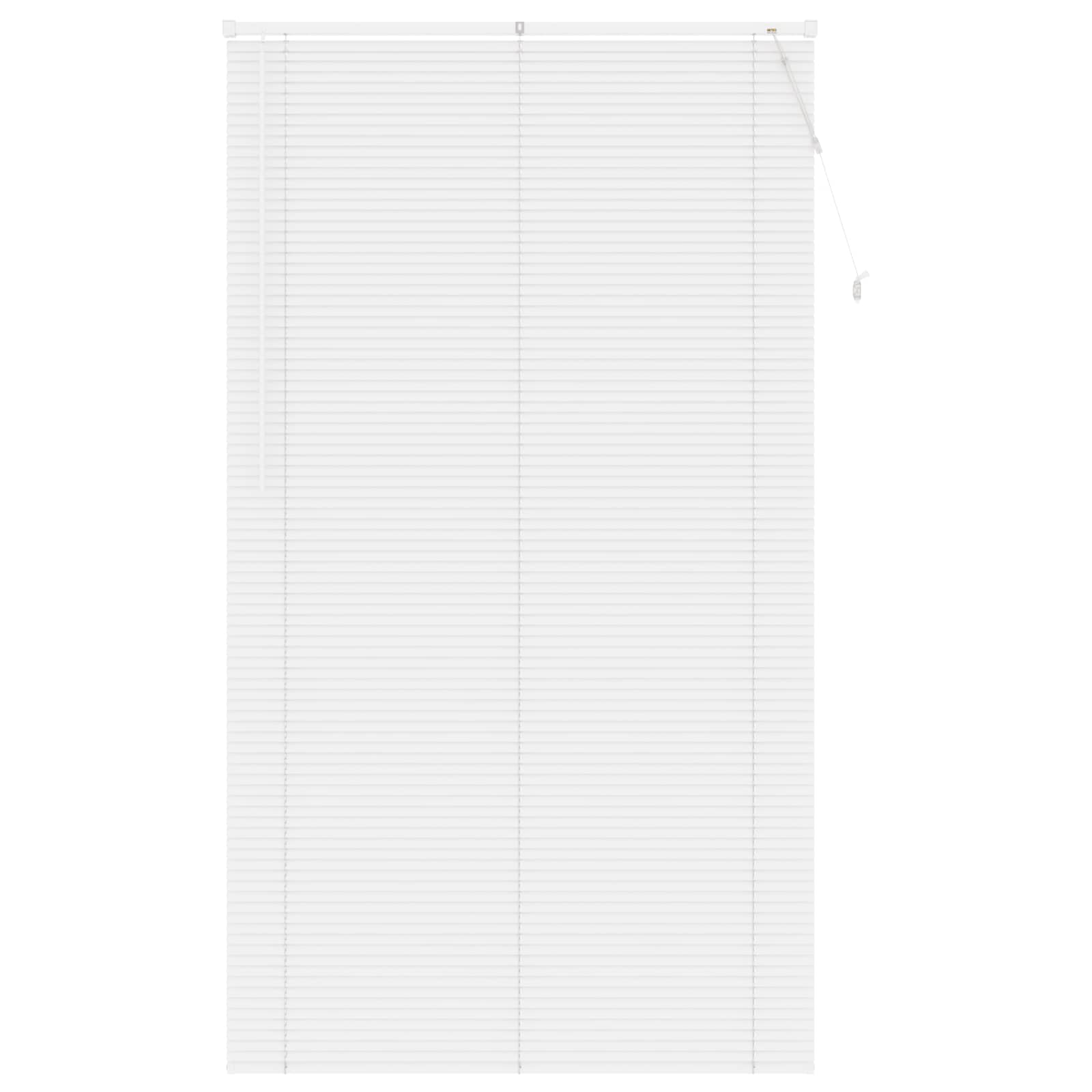 Tenda veneziana Vidaxx regolabile bianca 213 x 110 cm in PVC