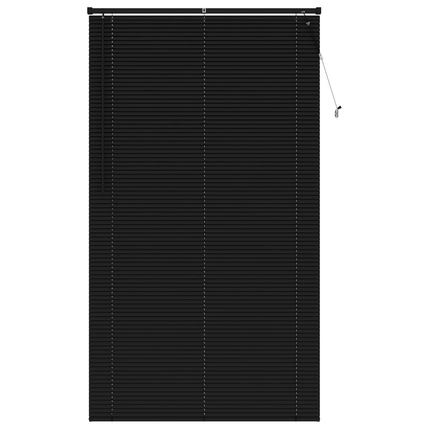 Tenda veneziana Vidaxx regolabile nera 213 x 110 cm PVC