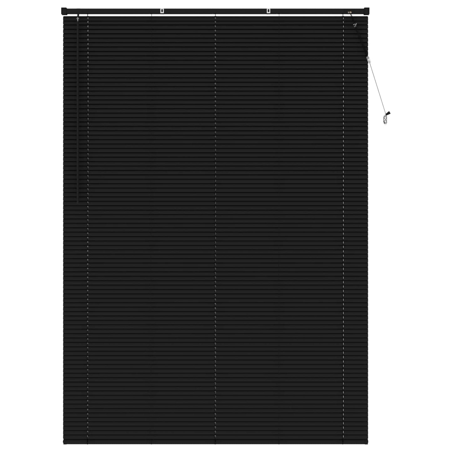 Vidaxl venetiaanse blind verstelbaar zwart 213 x 160 cm pvc