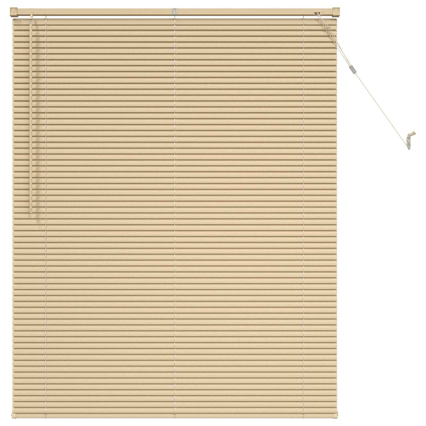 Vidaxx persiana veneciana marrón claro con estampado 150 x 110 cm PVC