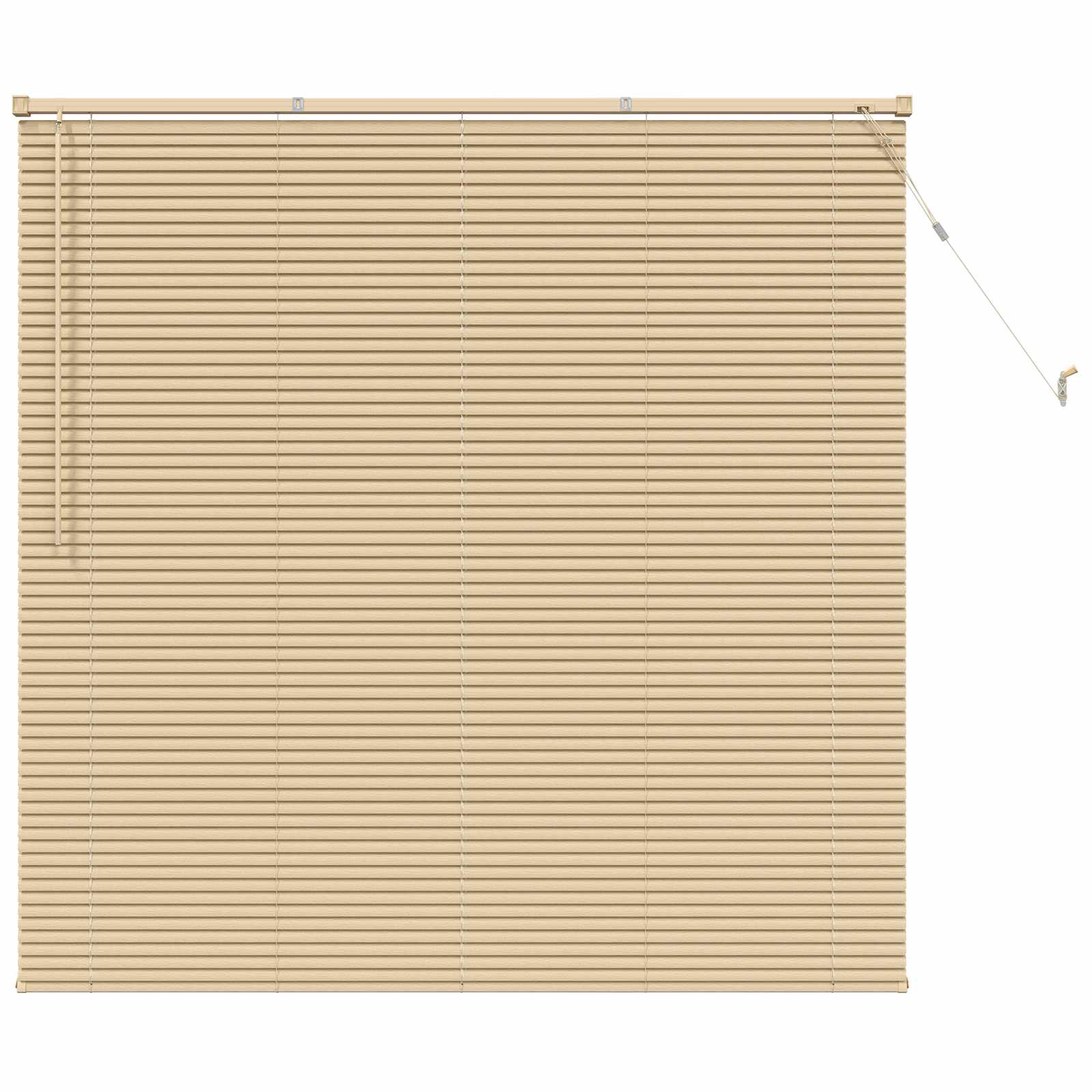Vidaxl venetiaanse blind lichtbruin met patroon 150 x 150 cm pvc