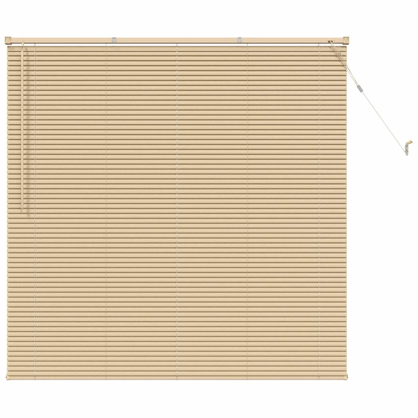 Vidaxl venetiaanse blind lichtbruin met patroon 150 x 160 cm pvc